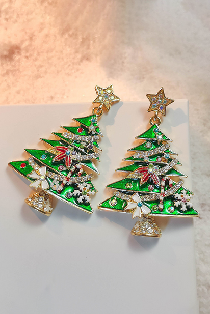 Anne Star Christmas Tree Earrings