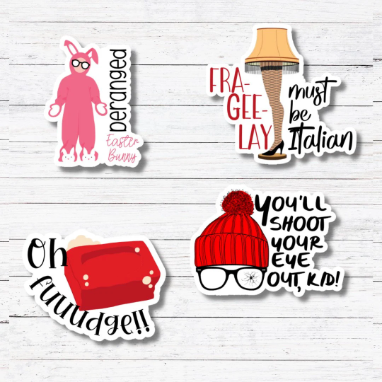 Lamp- A Christmas Story Sticker/Magnet